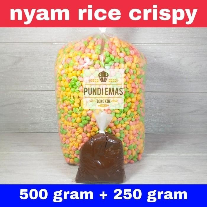

PAKET NYAM NYAM RICE CRISPY 500 GR + COKLAT TOPPING 250 GR CEMILAN
