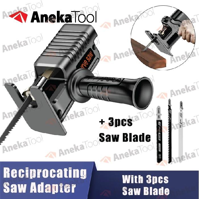 Adapter Jigsaw Gergaji Mesin Adapter reciprocating Jigsaw Konverter
