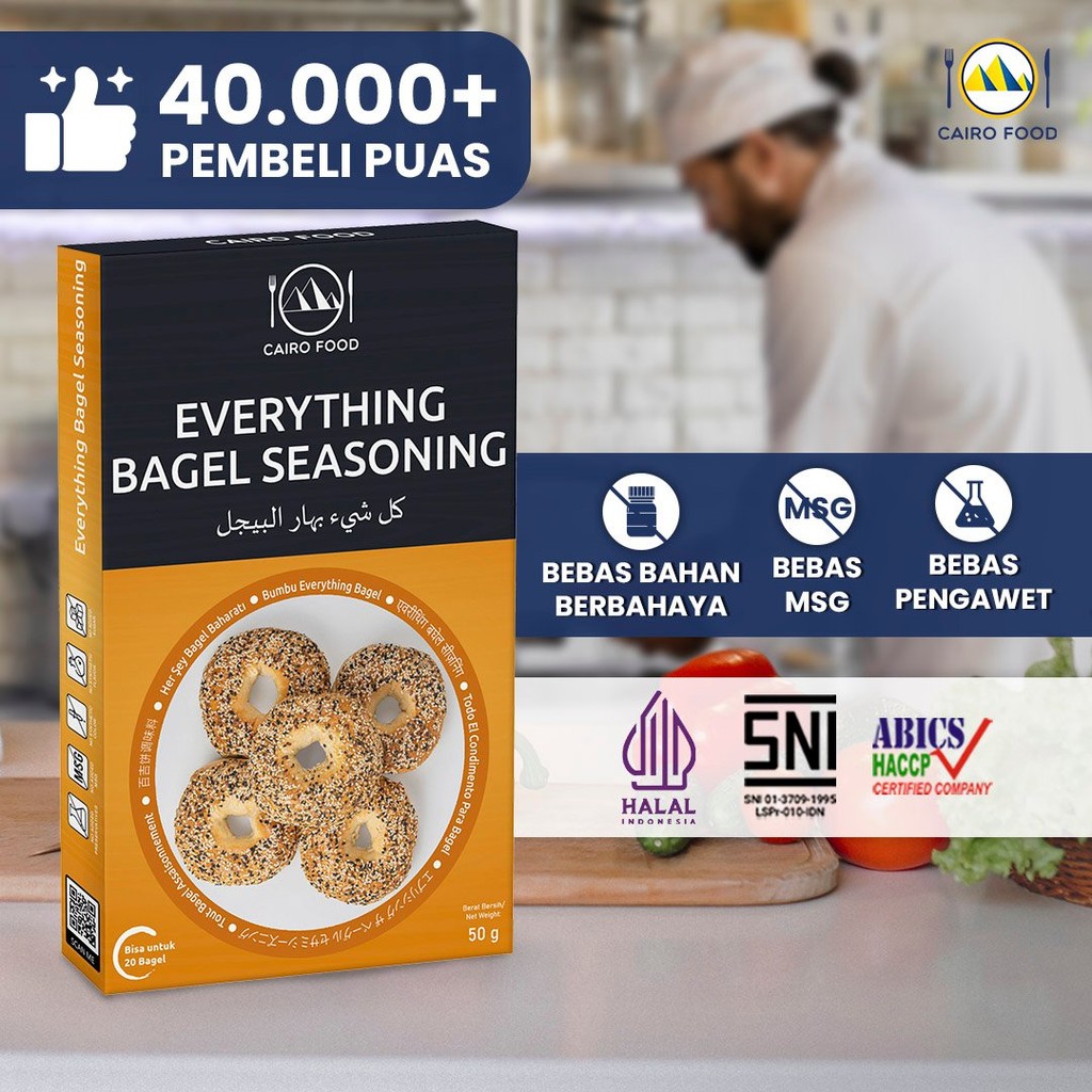 

Cairo Food - Bumbu Everything Bagel Asli Rempah