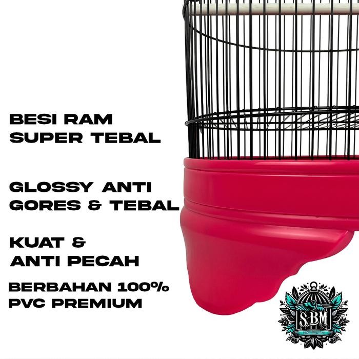 SANGKAR LOVEBIRD KAPSUL BESI IMPORT TEBOK PVC TEBAL SET TOSKA KANDANG LOVEBIRD SANGKAR BURUNG LOVE
