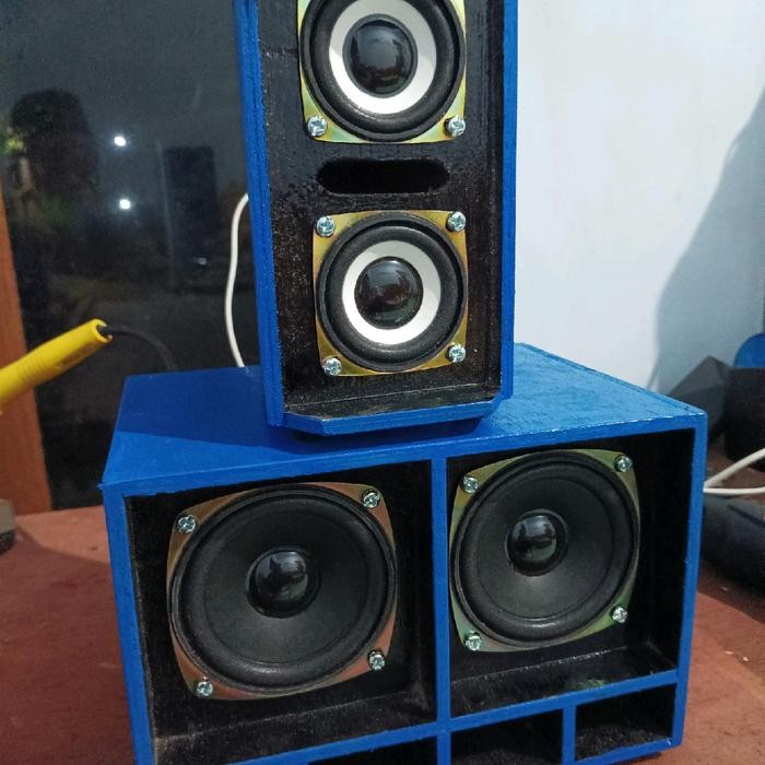 Paket Lengkap Sound System Miniatur Fullset Siap Pakai 3 Inch Salon Mini Audio Music