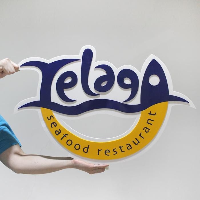 

Custom Sign Logo Acrylic Logo Sign Akrilik 75cm Logo Brand