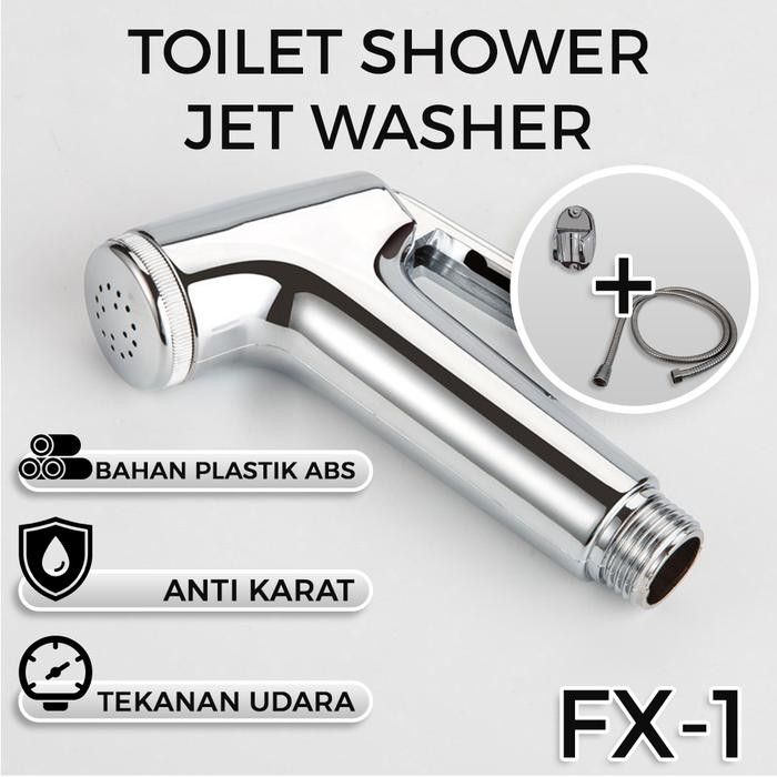 Jet Shower Kamar Mandi Toilet Bidet Shower Spray Toilet Duduk