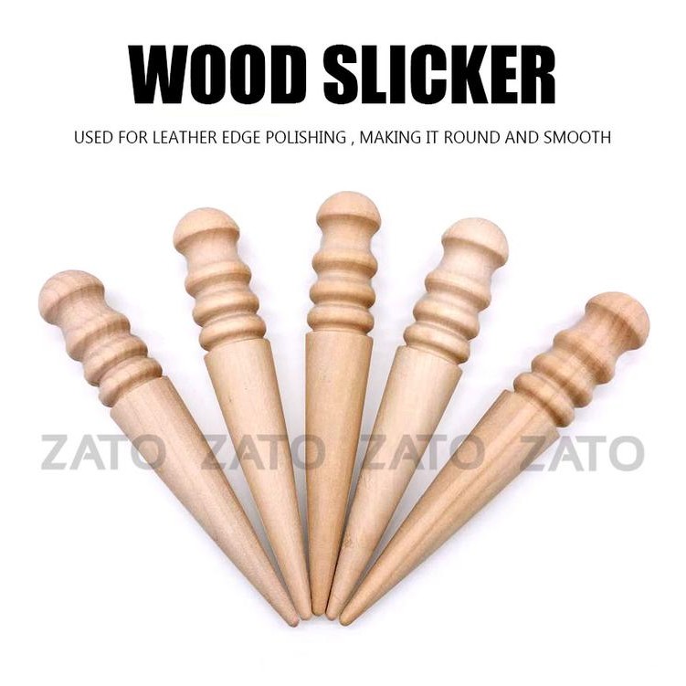 

AT Wood Slicker edge slicker burnisher leather tools