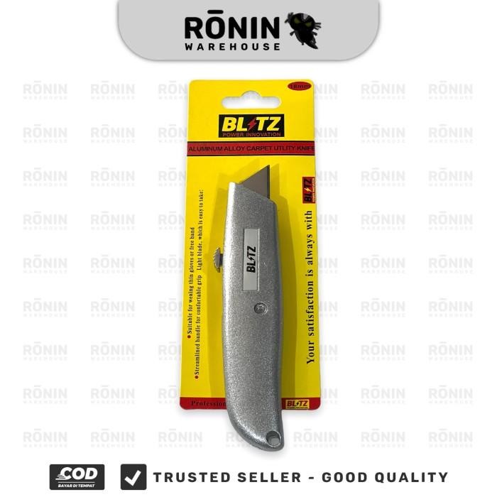 

AT BLITZ Pisau Pemotong Karpet Carpet Cutter Knife Aluminium 18mm
