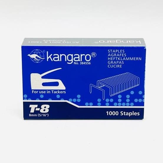 

AT ( DAPAT 1 PAK KECIL ) STAPLES KANGARO T-8 / Isi Staples Steples Gun Tacker Guntacker Kangaro T-8