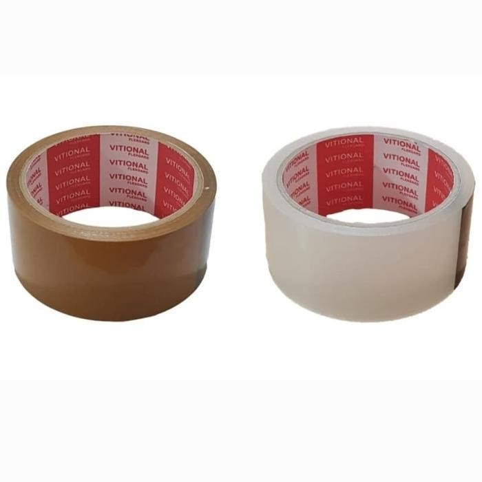 

AT 6 Pcs (1 Slop) Vitional Htm Lakban Opp 2" 45mm 40 Yards / Solasi