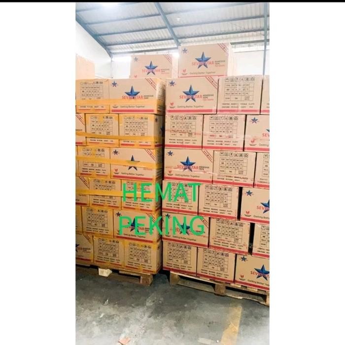 

AT Lakban Bening Coklat Grosir 1 Karton 1 Dus