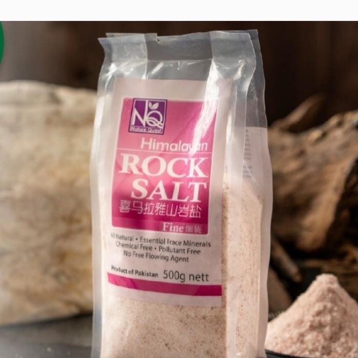 

(Expert) NATURE QUEST/HIMALAYAN ROCK SALT/GARAM HIMALAYA HALUS 500 GRAM