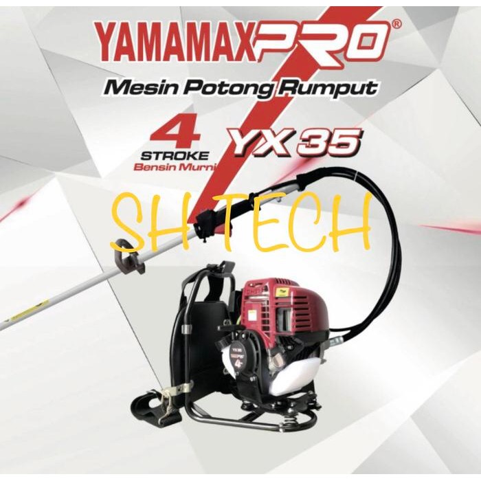 MESIN POTONG RUMPUT GENDONG YAMAMAX 4 TAK 4 STROKE
