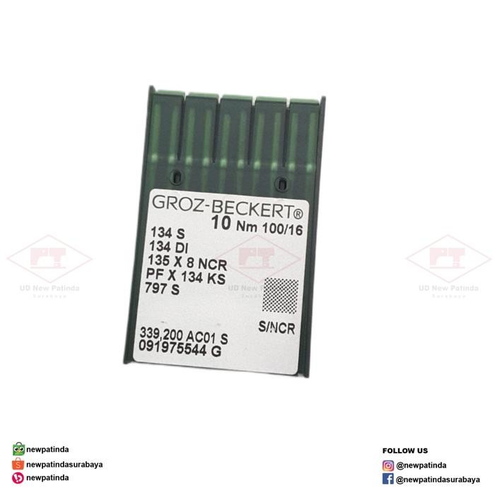 

AT jarum mesin jahit industri walking foot tipe 134 - 35 Groz Beckert