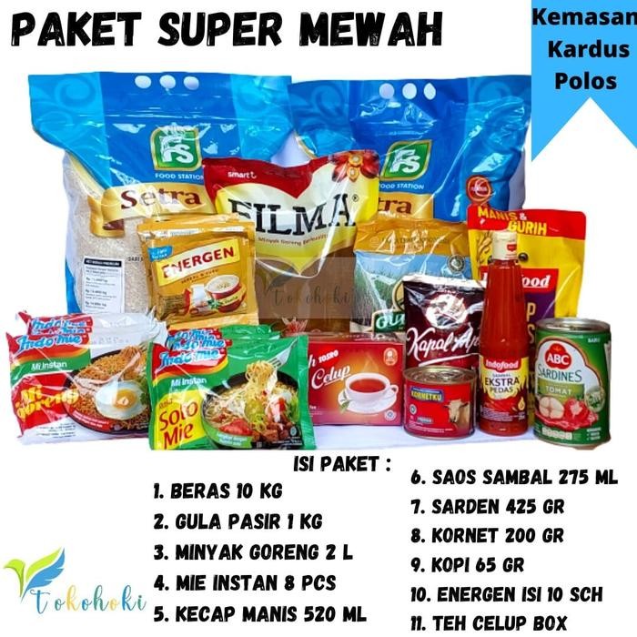 

Paket Sembako Super Mewah