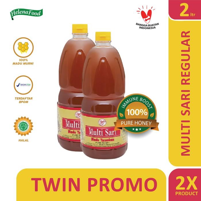 

Madu Murni Asli Multisari Reguler 2000 Ml (Twin )