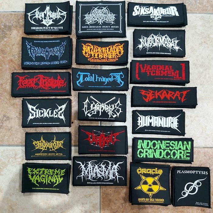 

AT Woven Patch - Emblem Rajut - Badge - Bordir Halus