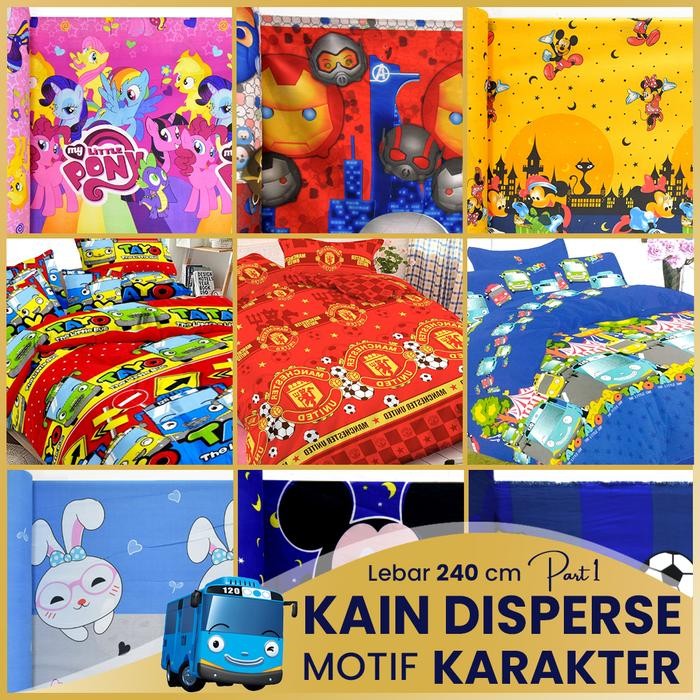 

AT KAIN SPREI DISPERSE KARAKTER ANAK COMBED MIKROTEX PART 1