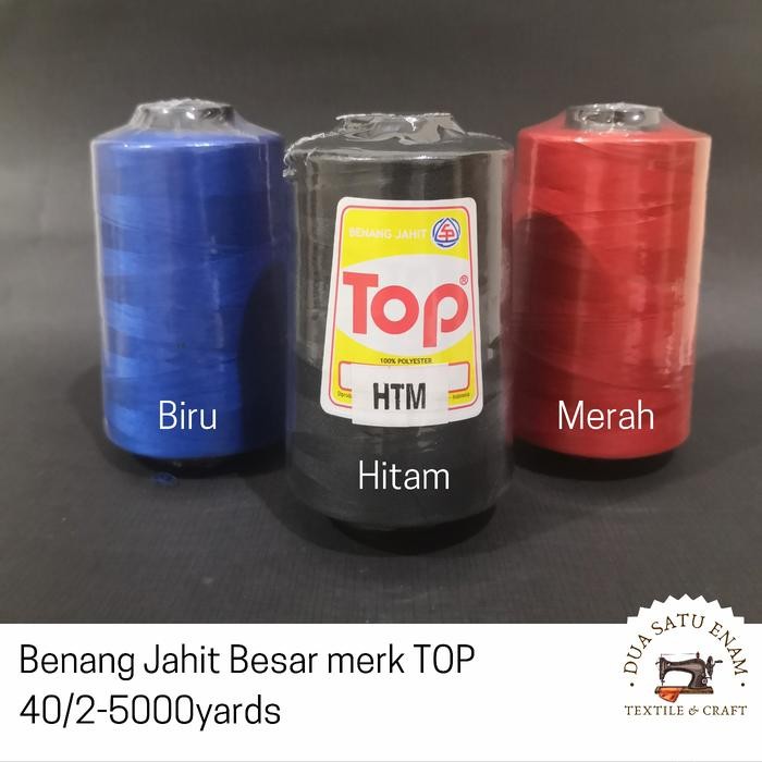 

AT Benang Jahit 5000Yard Merk TOP warna Seragam (Satuan)