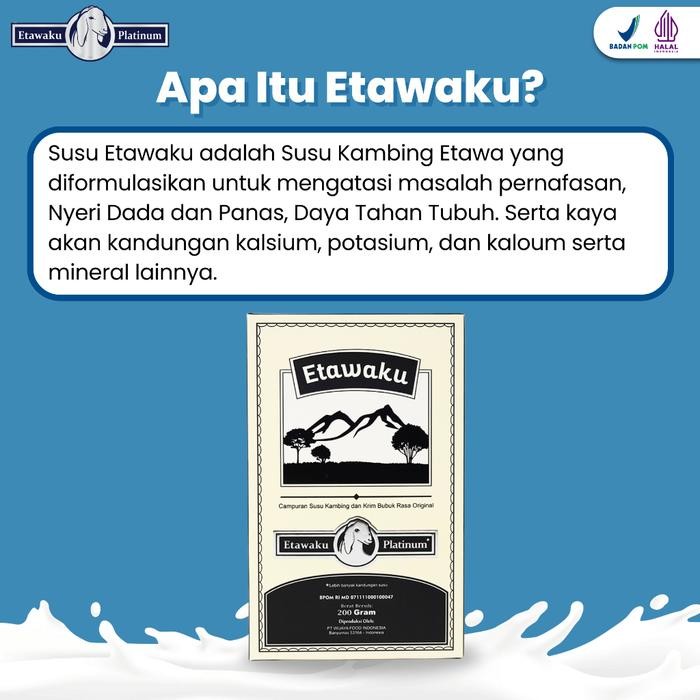 

(Expert) ETAWAKU PLATINUM 100% ORIGINAL - 3x LEBIH CEPAT ATASI MASALAJ PERNAFASAN 2OO GRAM