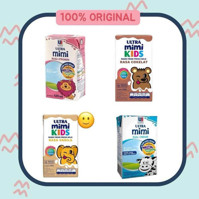 

(Expert) Susu UHT ultra mimi full cream Stroberi Coklat vanila isi 10