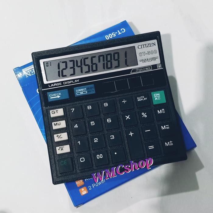 

CITIZEN Calculator 12digit CT-500 Kalkulator Dagang Kantor ct+500