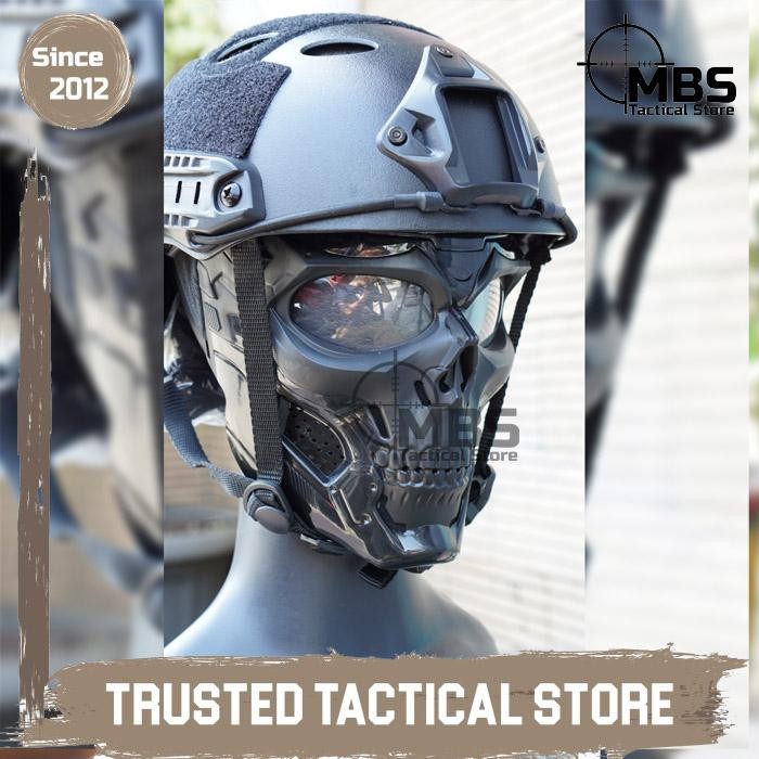 Sale Masker Tactical Nortac Raken Tactical Mask Skull Topeng Tactical