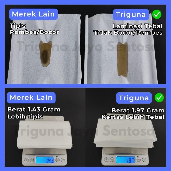 

(Expert) Gojek Kertas nasi 5000pcs Dus kfc pembungkus anti lengket murah