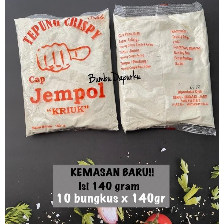 

(Expert) (10 pcs) Tepung Crispy Kriuk Cap Jempol (FREE 1 SENDOK)