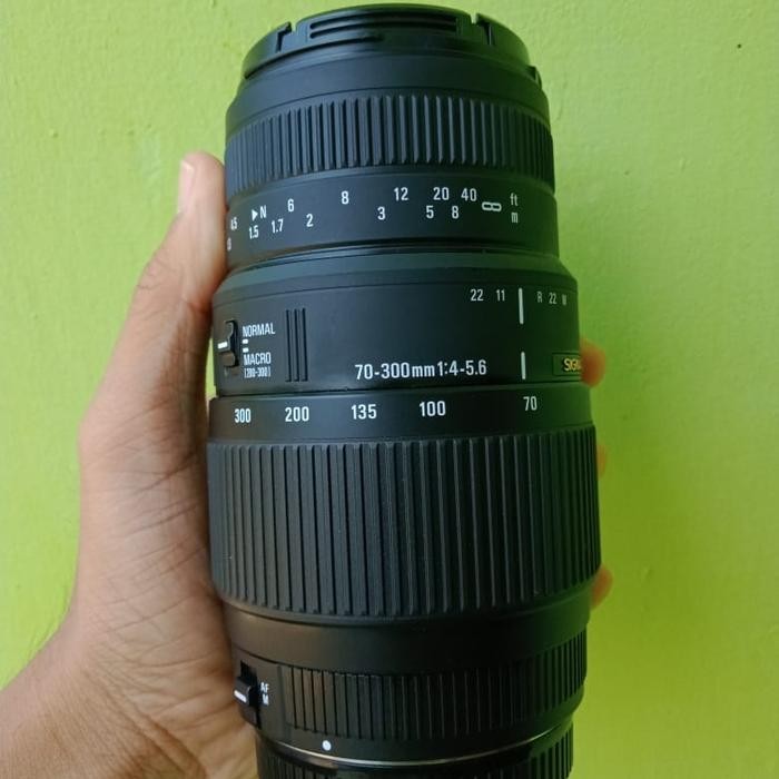 lensa 70-300mm sigma tele for canon