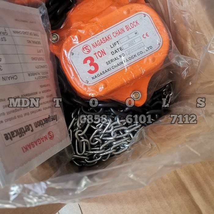 Unik Chain Block Takel 3 Ton X 5 Meter Made In Japan Takel 3 Ton