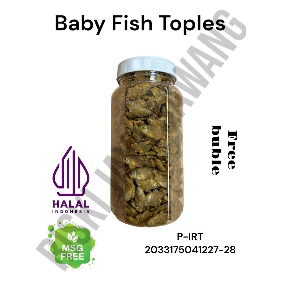 

New Baby Fish 200 Gram Kriuk dan Krispi - Rasakan Kelezatan Khasnya - Cemilan, Gurih
