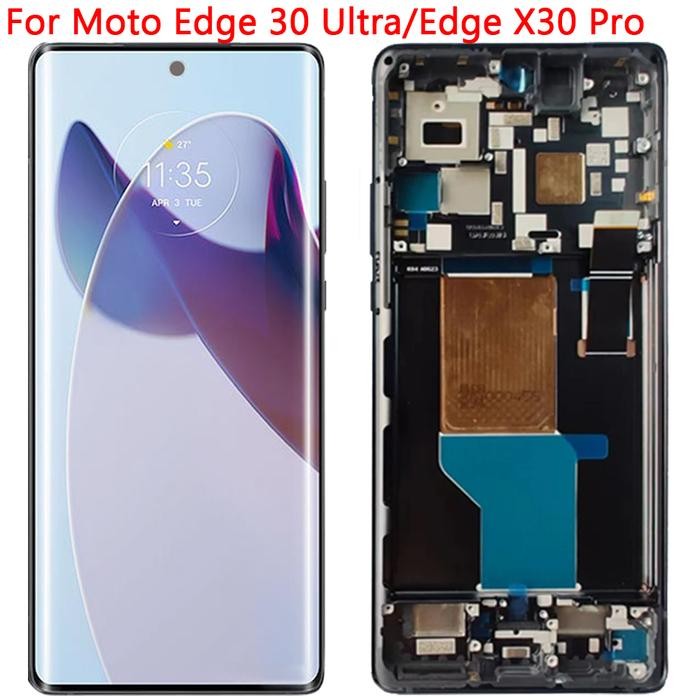 For Motorola Moto Edge X30 Pro LCD Display OLED Touch Screen With