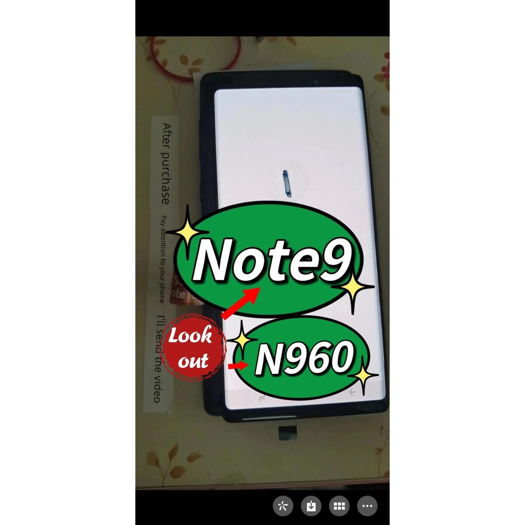 Note 9 6.3LCD For Samsung Galaxy Note9 N9600 N960FD N960F LCD w
