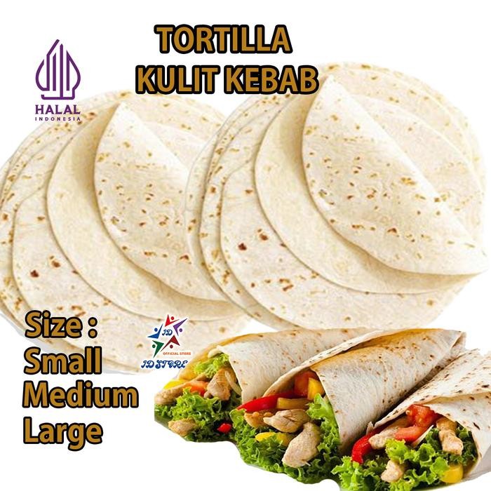

New Kulit Kebab Tortilla Small Medium Large Mini Halal Frozen