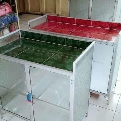 Rak Kompor Alumunium 2 Pintu