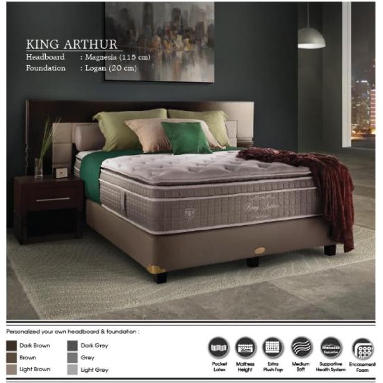 Springbed King Arthur - Aristocrate Central ( 1 Set )