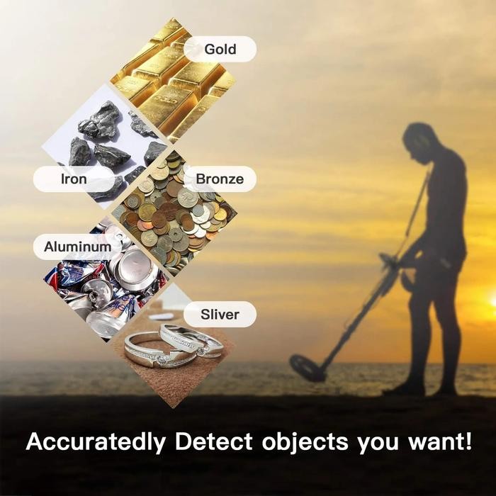 Original Tianxun Metal Detector Tx850 Tx-850 Tx 850 Detektor Alat Pencari Emas Logam Harta Karun