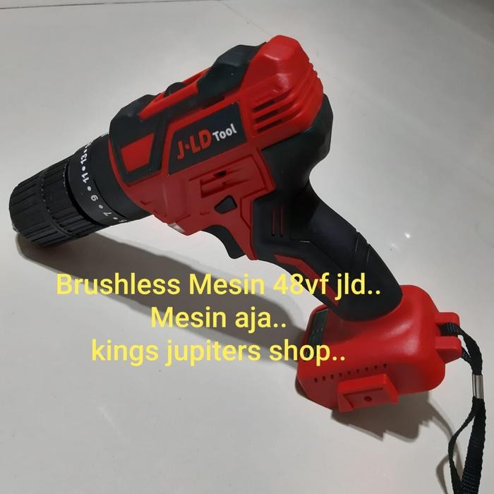 Ecer Mesin Aja Jld Bor Batre 48Volt Cordless Codless Tenaga Kuat Brushless