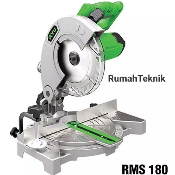 Ryu Miter Saw 7 Inch Pemotong Alumunium Rms-180