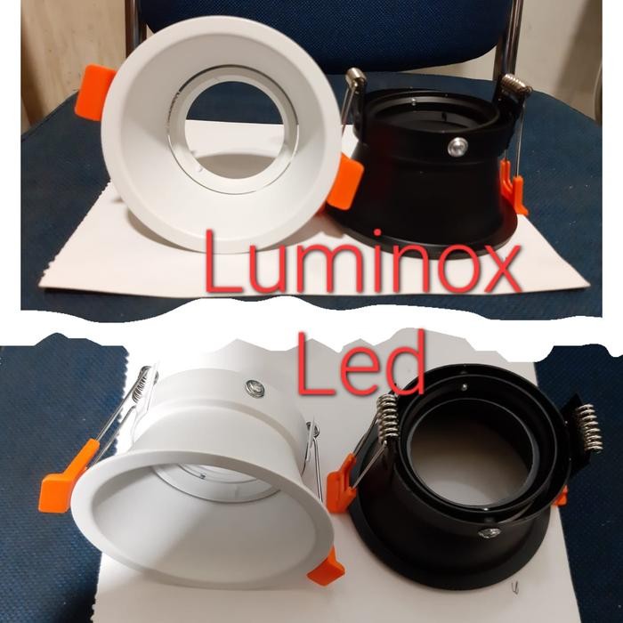 kap halogen bulat gu10 spotlight ceiling plafon GU10 kosongan