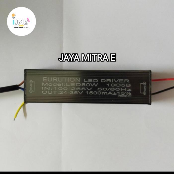 Trafo LED Driver 50W Watt Ballast Lampu PJU 50Watt