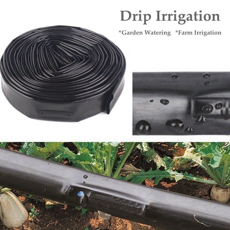 50m 16mm Garden Drip Irrigation Hose Fruit Tee Greenhouse Irrigation Pipe Drip Tape Drip Irrigation