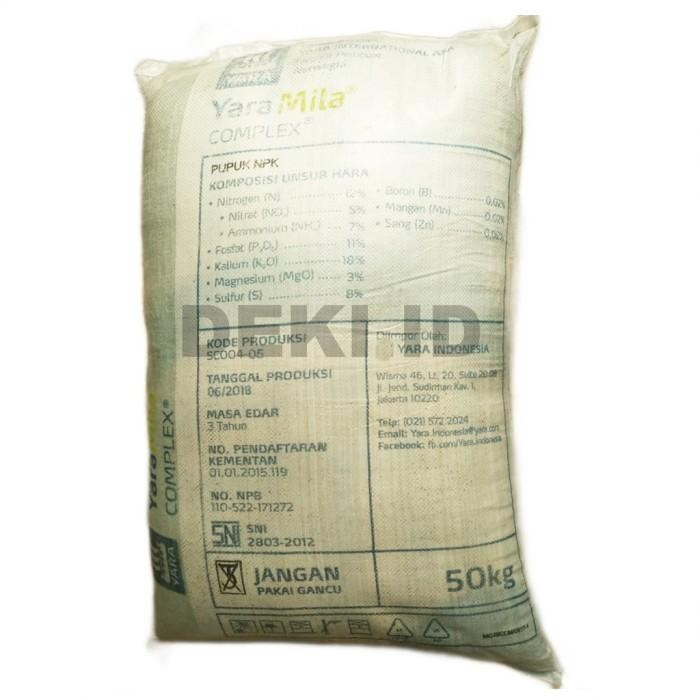 Yaramila Complex 50 Kg Via Instant 12 11 18 S Pupuk Npk Kompleks