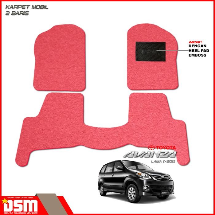 Karpet Mobil Mie Toyota Avanza Xenia (2004-2010) - 2 Baris / Karpet Mie Bihun Terios High Quality