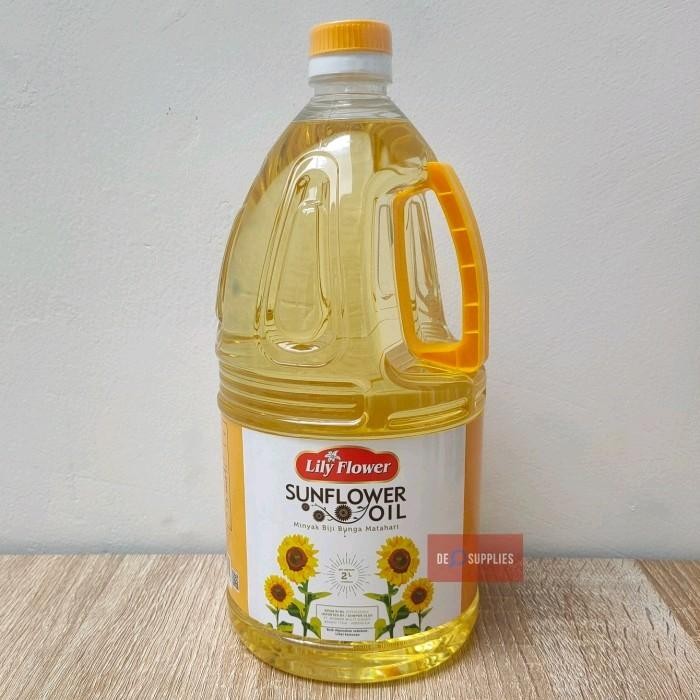 

Lily Flower Sunflower Oil 2L - Minyak Bunga Matahari Sun Flower -Gratisongkir
