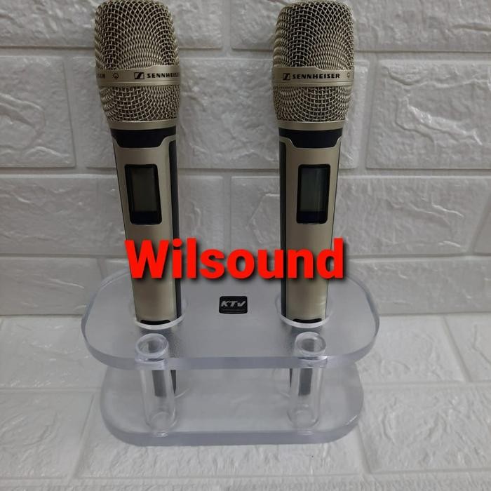 TATAKAN MIC KTV X6 DUDUKAN MIC BAHAN AKRILIK KTV X 6