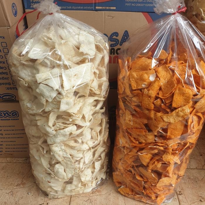

Kripik Slondok Pedas Atau Asin 1 Bal Khusus Gosend