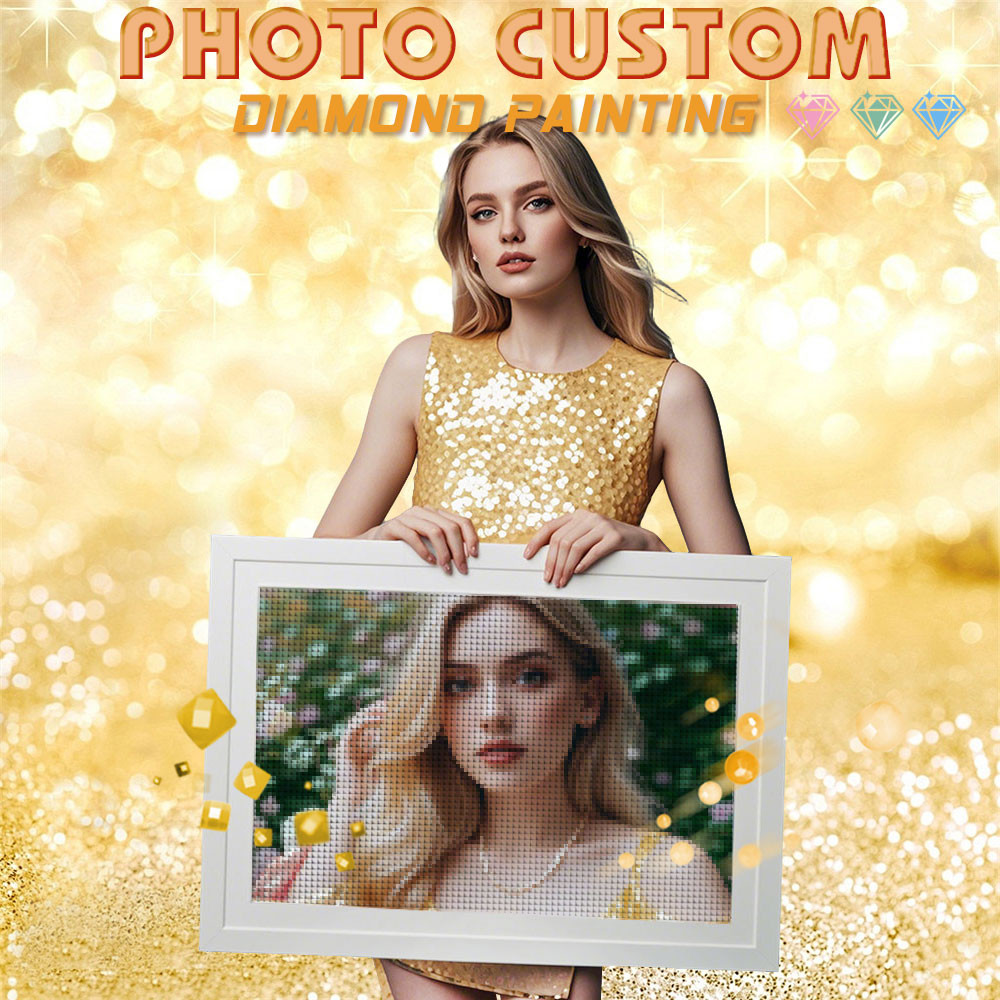 Photo Custom Diamond Painting Full Square Round Rhinestone Painting Diy House Craft Kit Art Gift