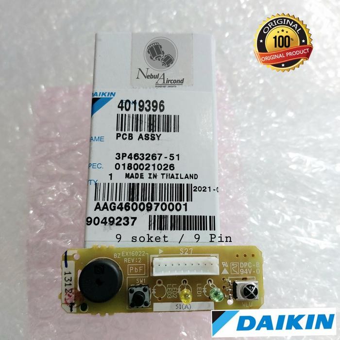 Receiver Sensor Remot AC Daikin Tahiland R32