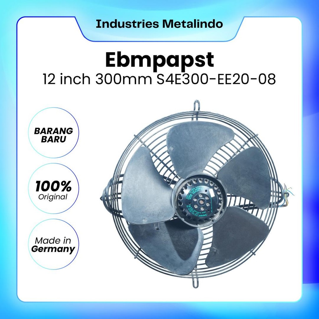 Axial Fan EBM 12" (12 Inch) - S4E300-EE20-08 Ori Made In German