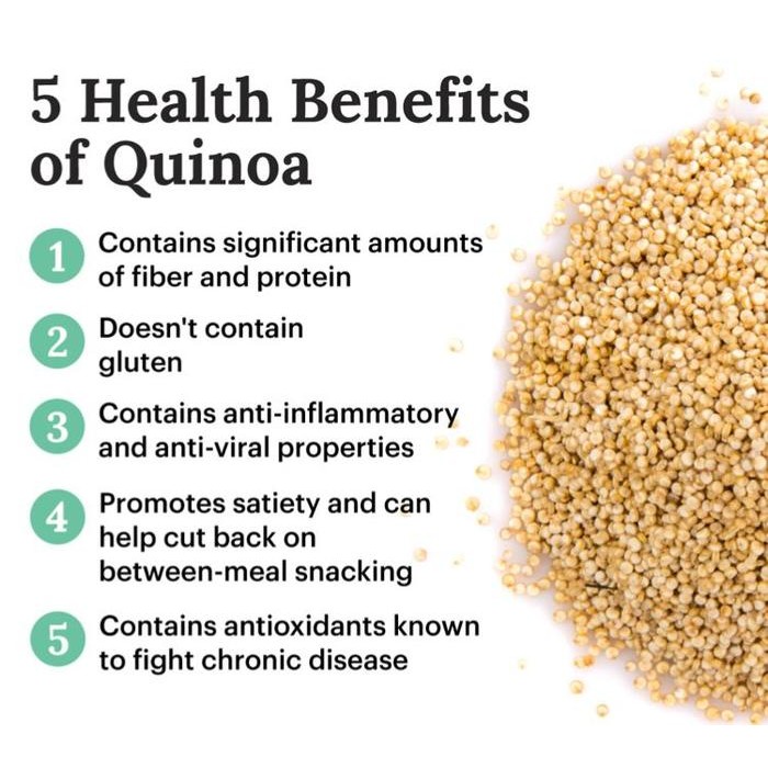 

1 Kg Organic White Quinoa /Quinoa White 1kg / Kinoa Putih Organik 1kg