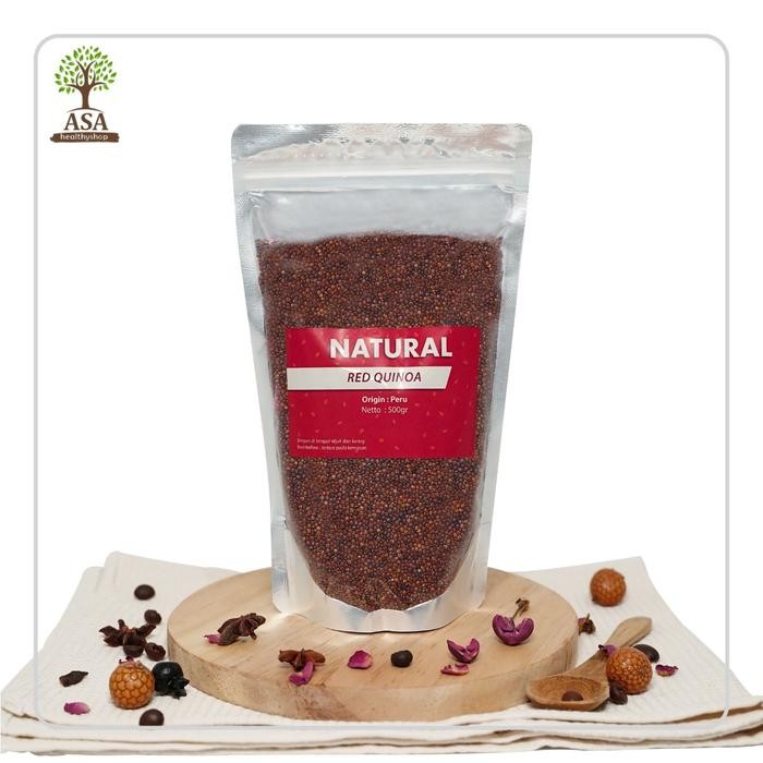 

Natural Red Quinoa / Quinoa Merah 500 gram